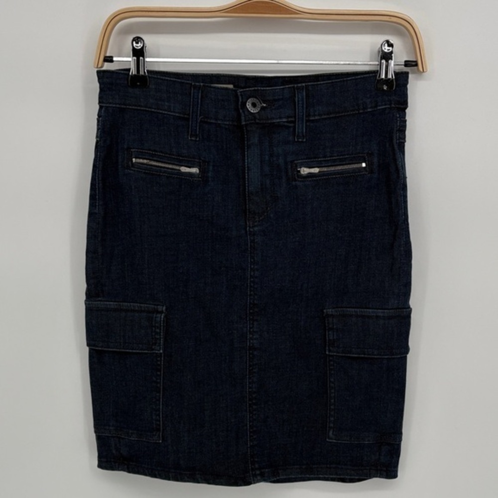🪁 AG  the Tyler cargo pencil skirt Dark Denim